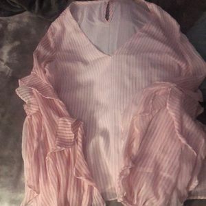 BNWOT sheer flouncy blouse